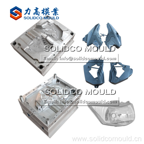 Motorcycle Parts Side Cover Plastic Injection Mould